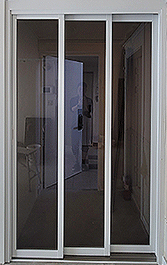 3연동 도어 중문(50바/램핑/브론즈강화/오픈형)