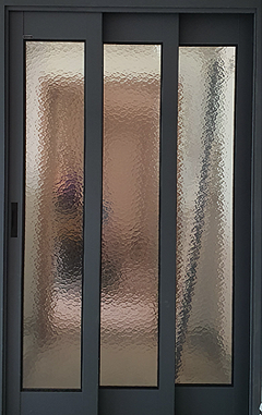 3연동 도어 중문(50바/램핑/아쿠아강화/오픈형)